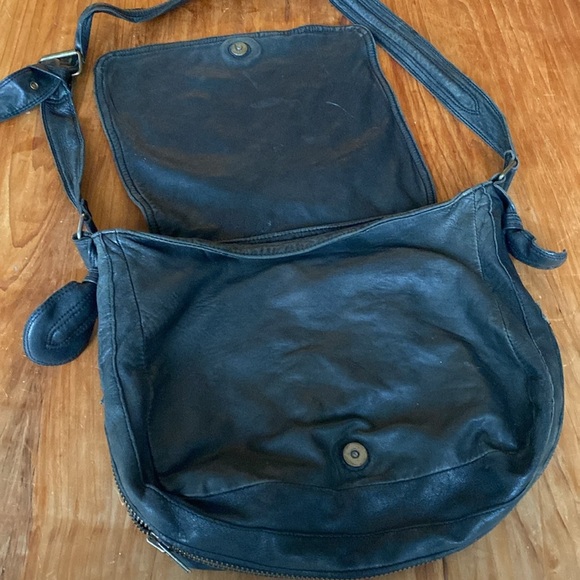 🇦🇷 Leather Rapsodia (like Anthropologie) Hobo Bag - Picture 4 of 8